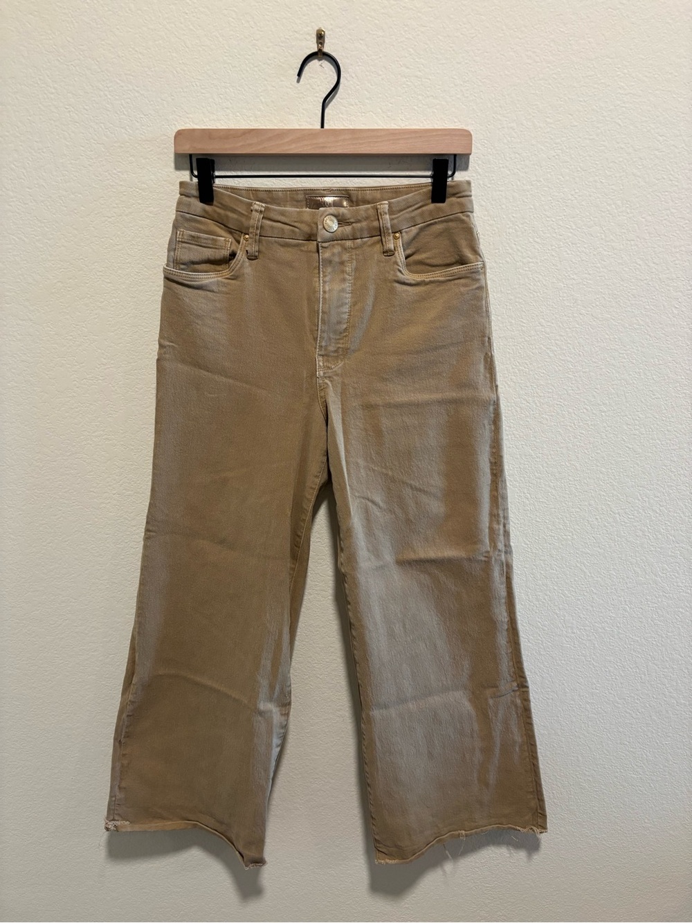 Kut meg Fab AB Wide Leg Jeans in Light Brown - High Waisted